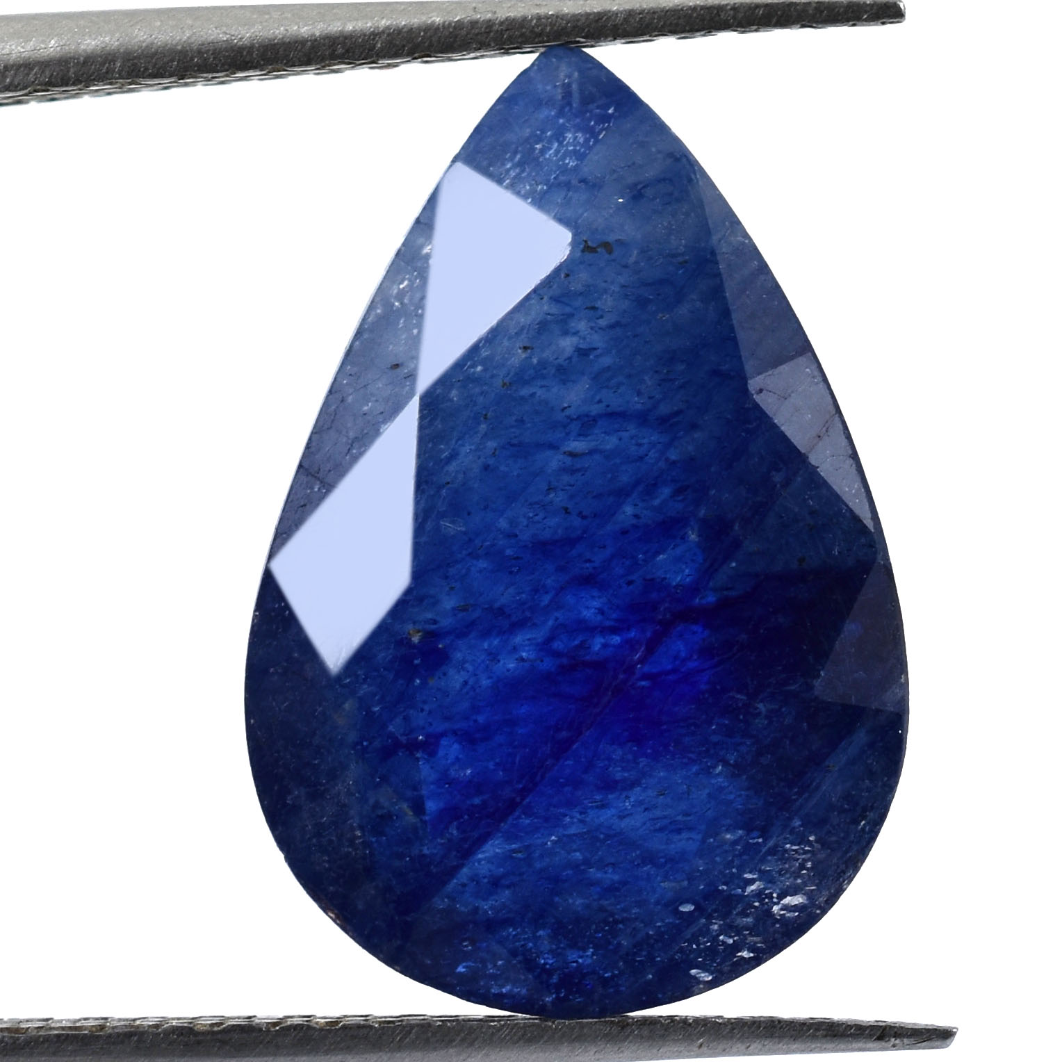 Natural Blue Sapphire (Neelam) 9.52 Carat Pear Mixed Cut Certified Gemstone – IGI Certified Blue Sapphire for Saturn (Shani)