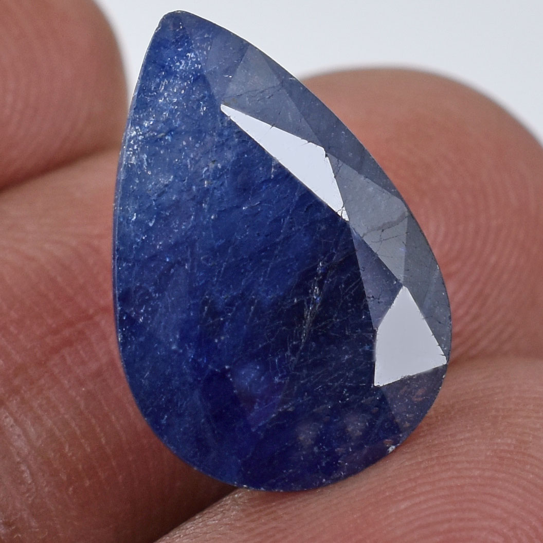 Natural Blue Sapphire (Neelam) 9.52 Carat Pear Mixed Cut Certified Gemstone – IGI Certified Blue Sapphire for Saturn (Shani) - Image 5