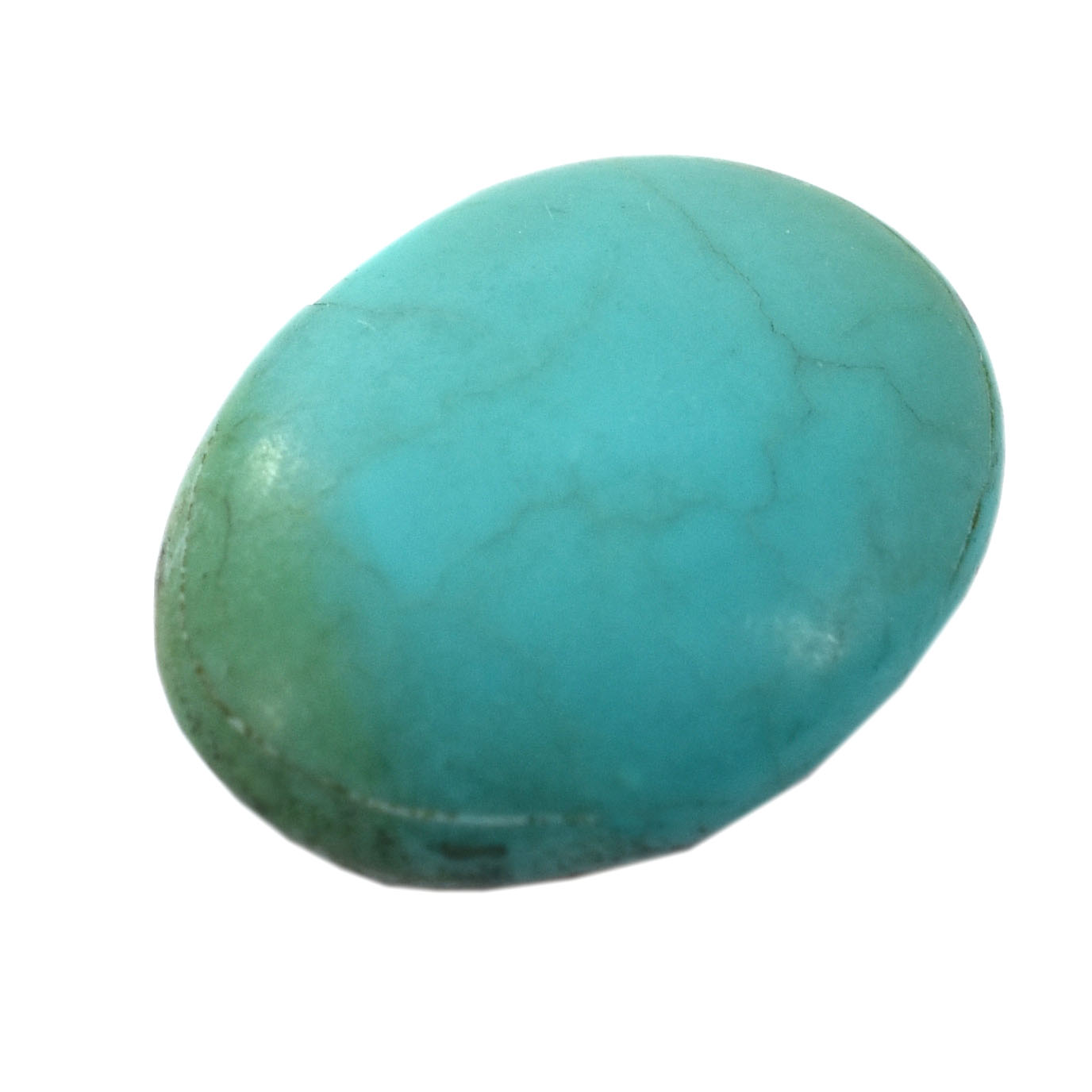 Natural Turquoise (Firoza) Gemstone – 4.38 Carat Oval Cabochon | Certified Loose Stone - Image 2
