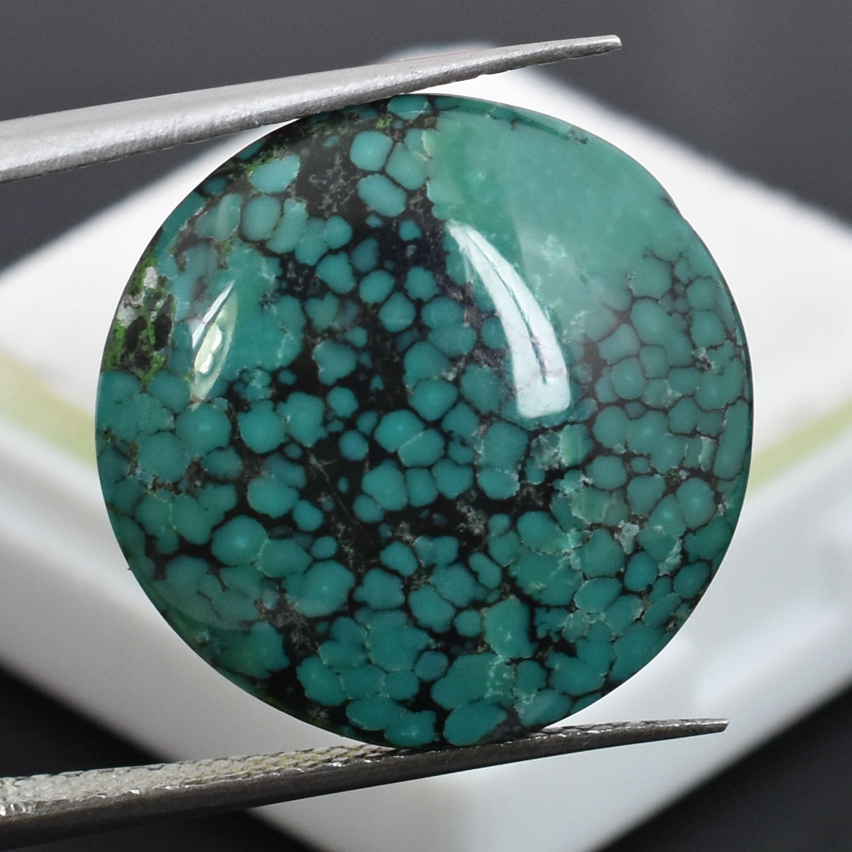 Premium 14.40 Cts Certified Natural Turquoise (Firoza) Gemstone