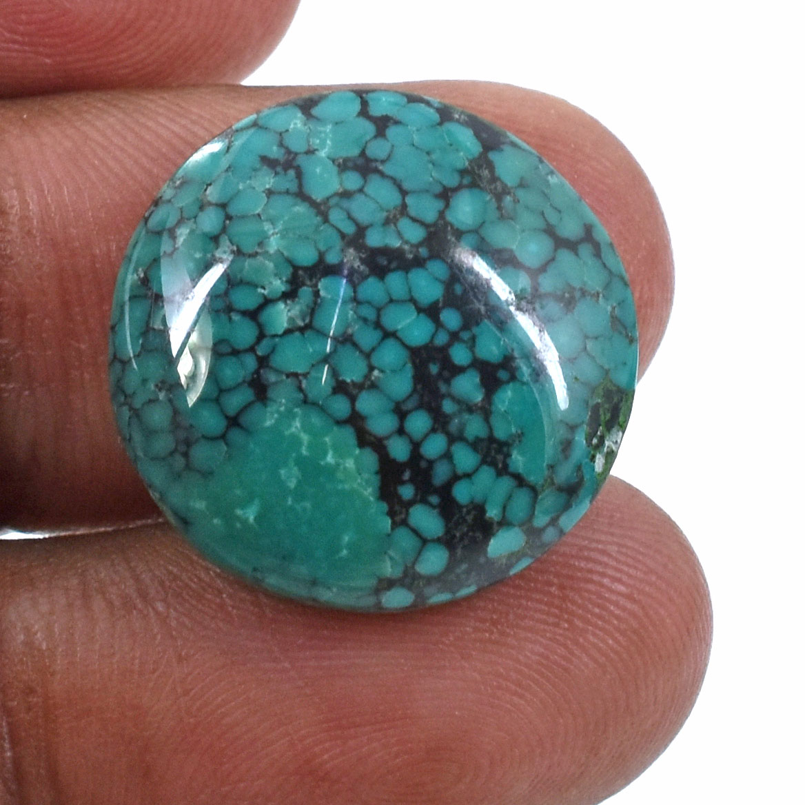 Premium 14.40 Cts Certified Natural Turquoise (Firoza) Gemstone - Image 5