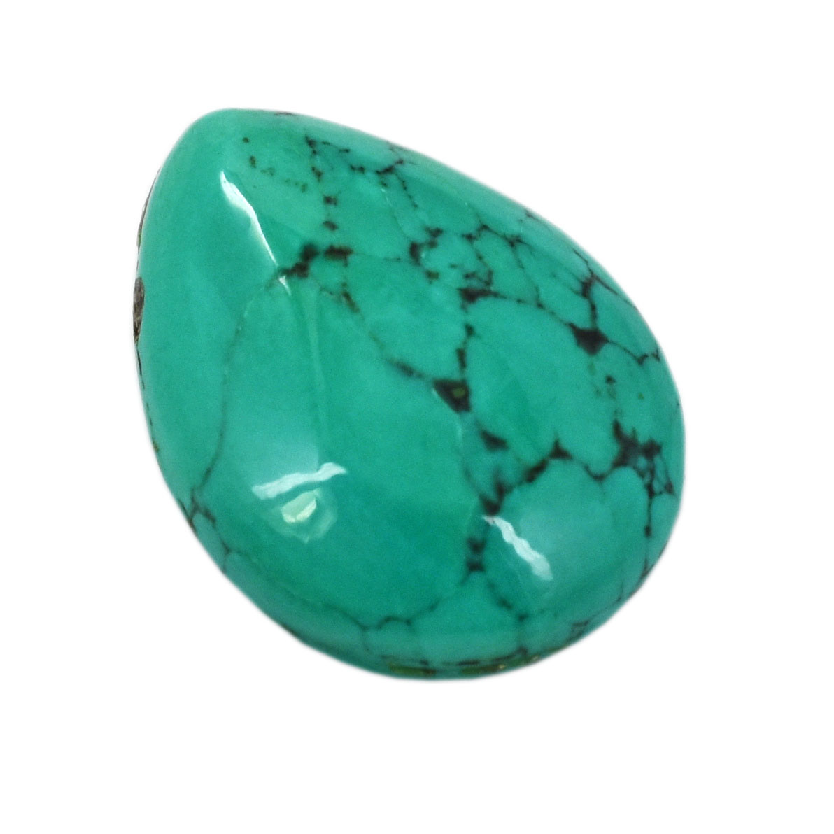 Natural Turquoise Pear Cabochon Gemstone – 13.15 CTS
