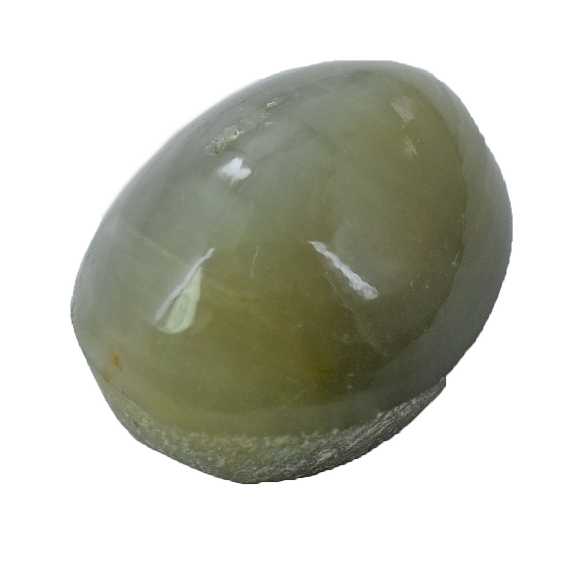 Certified Natural Cat's Eye Quartz – 11.41 Carat Oval Cabochon Gemstone - Image 4