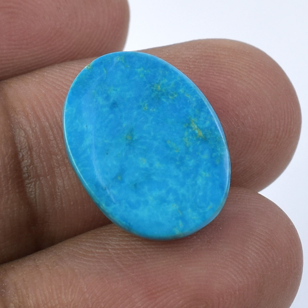 Premium 13.06 Cts Certified Natural Turquoise (Firoza) Gemstone - Image 4