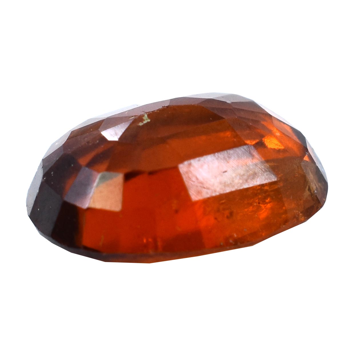 Certified Natural Hessonite Garnet (Gomed) – 4.49 Carat Oval Mixed Cut Gemstone - Image 2