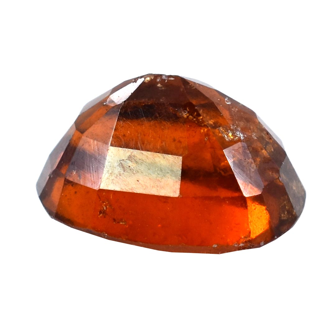 Certified Natural Hessonite Garnet (Gomed) – 5.11 Carat Oval Mixed Cut Gemstone - Image 2