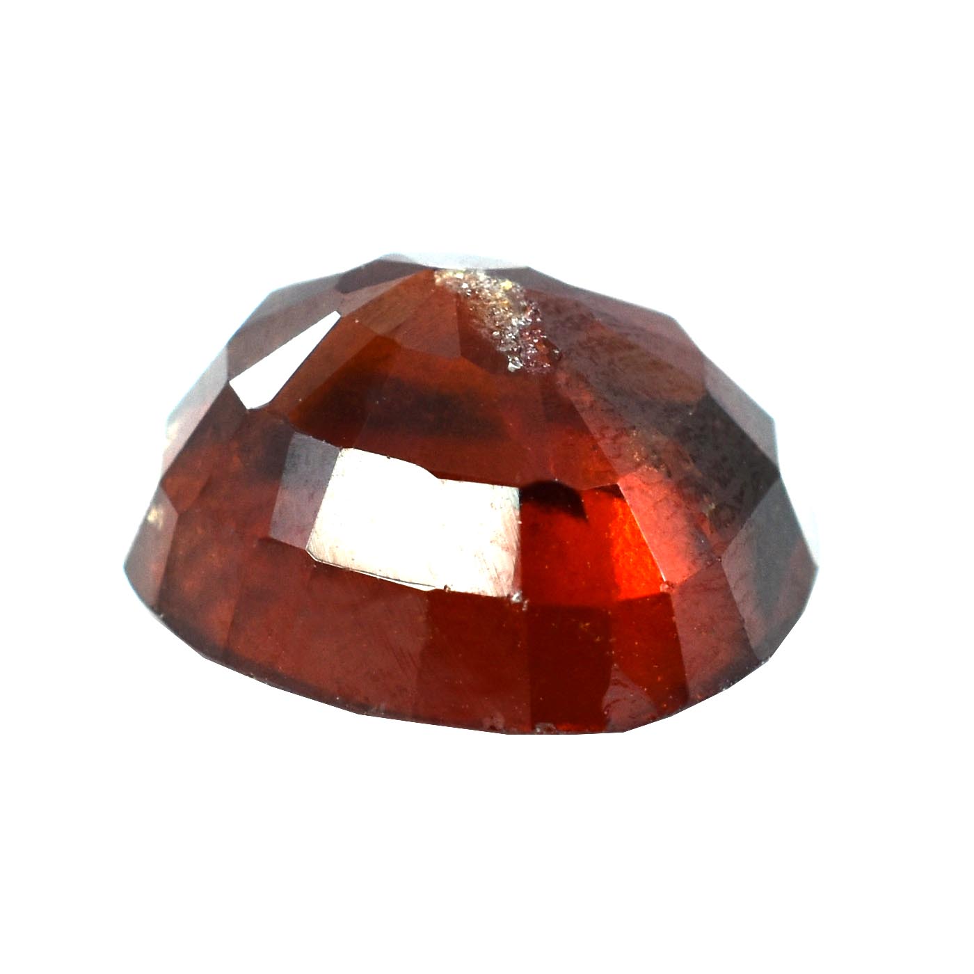 Certified Natural Hessonite Garnet (Gomed) – 5.86 Carat Oval Mixed Cut Gemstone - Image 2