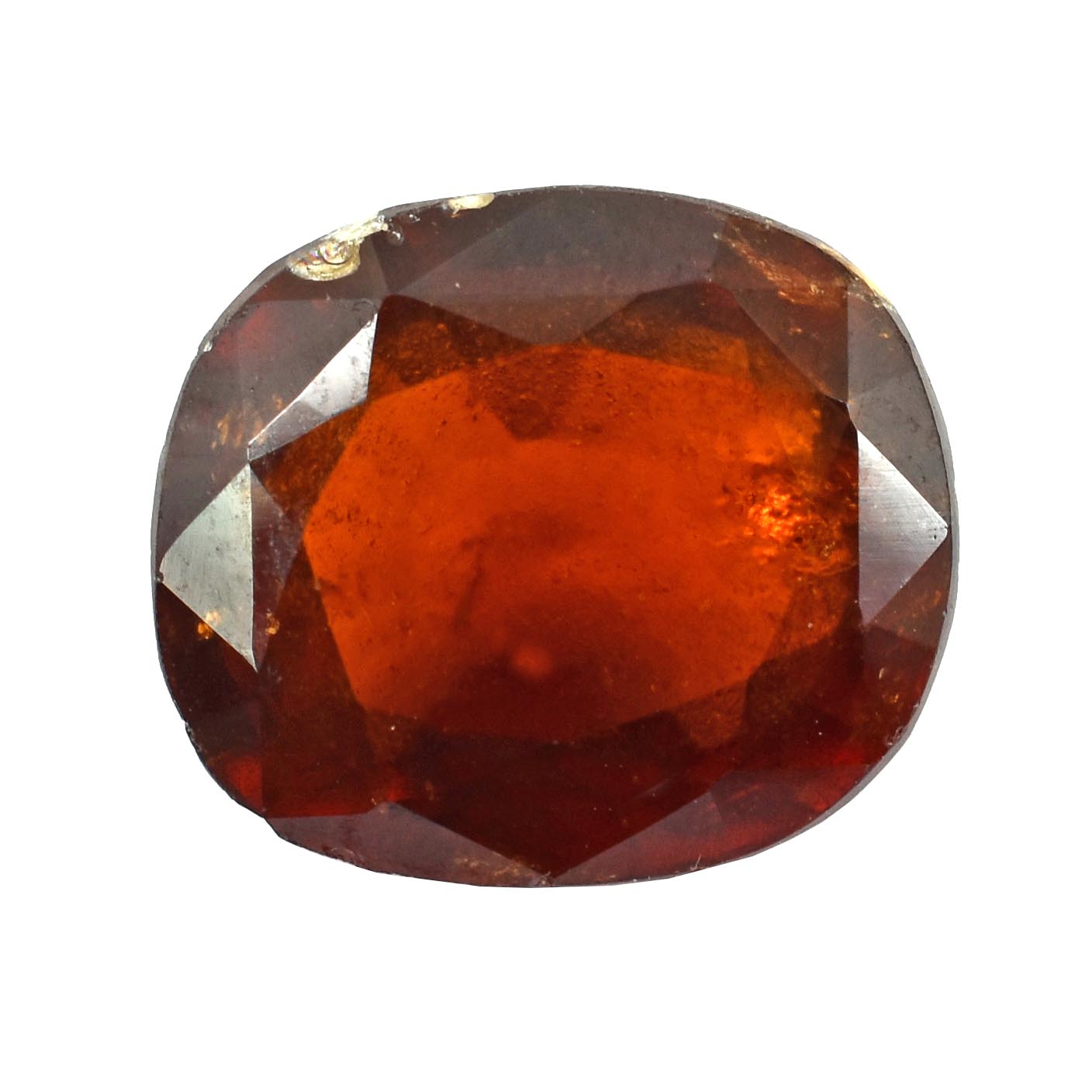Certified Natural Hessonite Garnet (Gomed) – 5.86 Carat Oval Mixed Cut Gemstone - Image 4