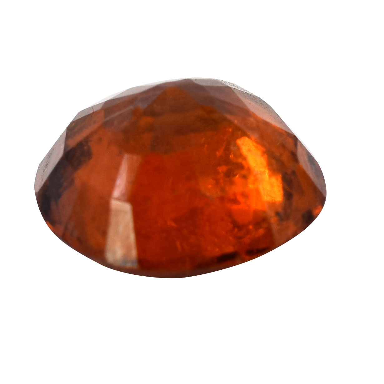 Certified Natural Hessonite Garnet (Gomed) – 4.57 Carat Oval Mixed Cut Gemstone - Image 2