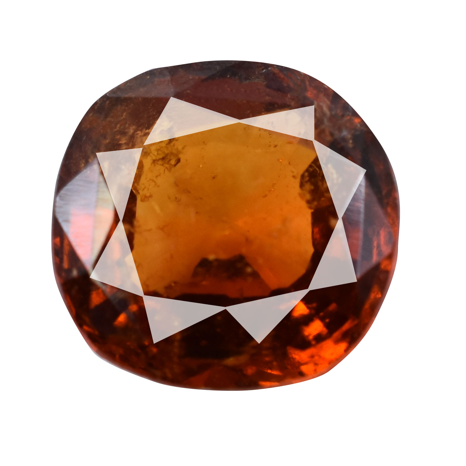 Certified Natural Hessonite Garnet (Gomed) – 4.57 Carat Oval Mixed Cut Gemstone - Image 4