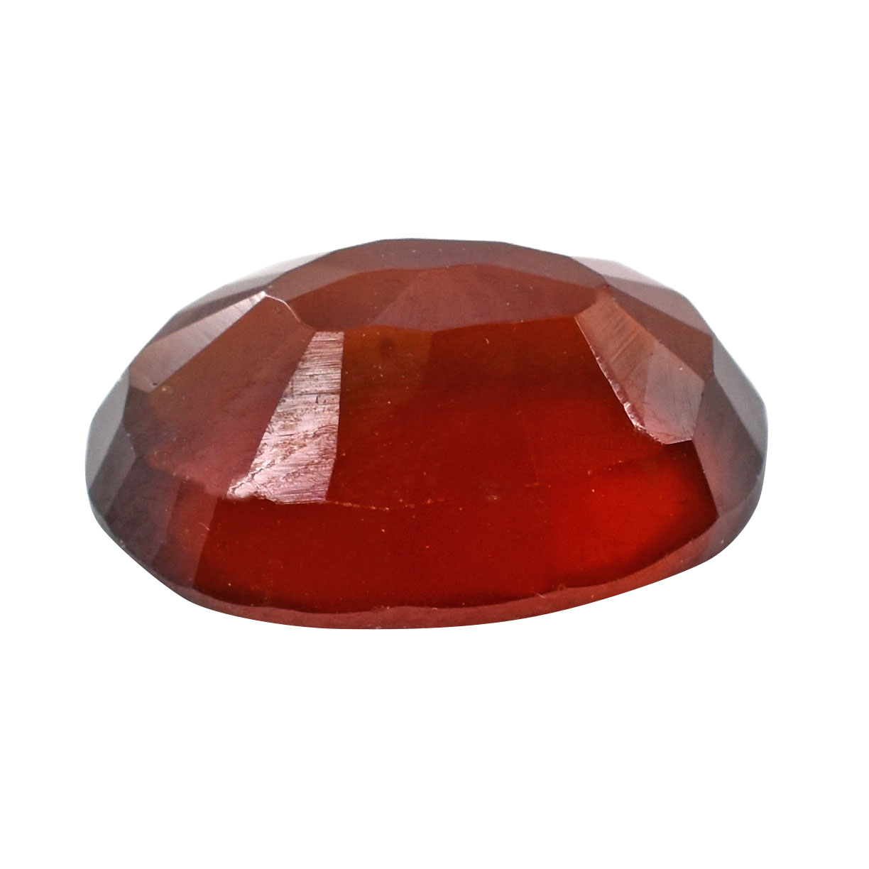Natural Hessonite (Gomed) Gemstone – 6.10 Ct Certified Oval Mixed Cut Brown Garnet - Image 5