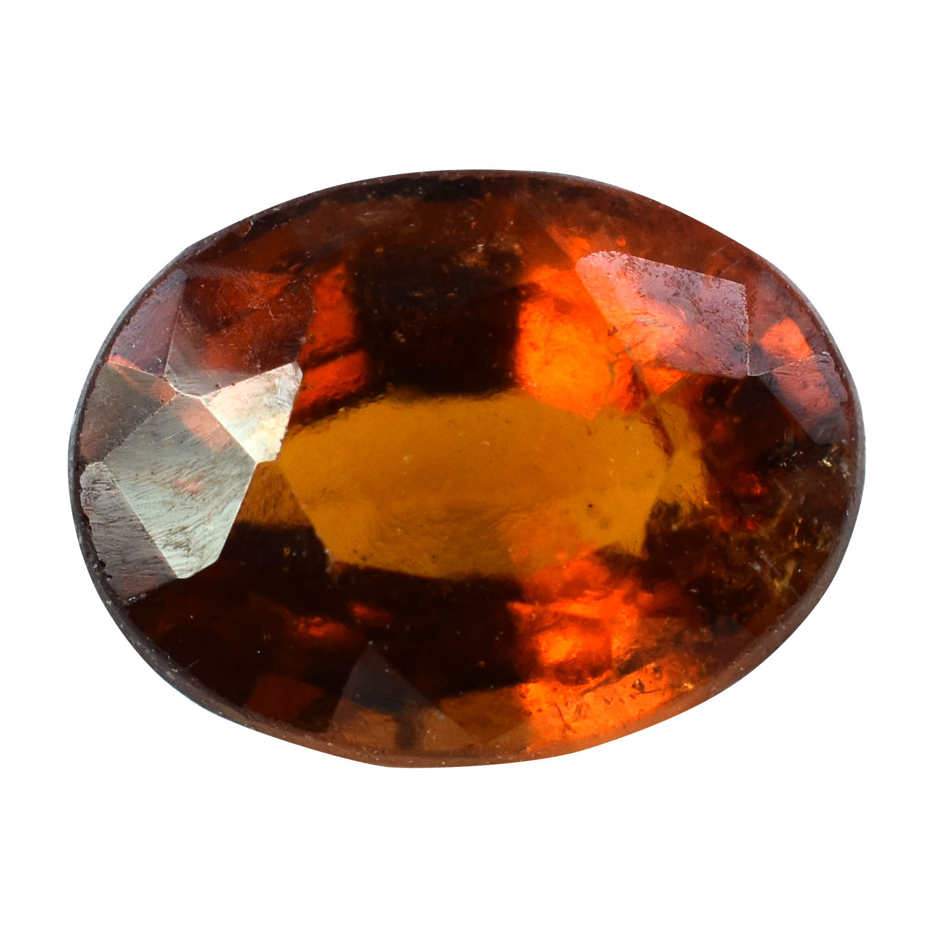 Certified Natural Siloni Hessonite Garnet (Gomed) – 1.69 Carat Oval Mixed Cut Gemstone - Image 4