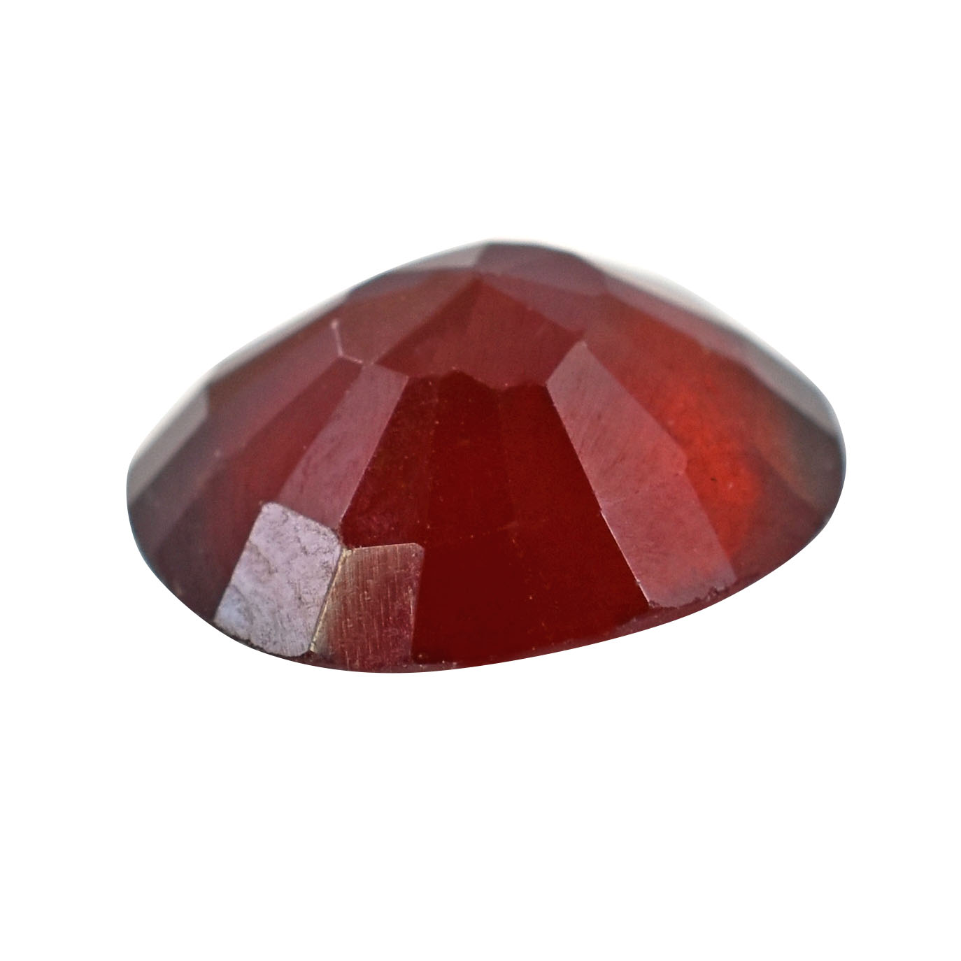 Certified Natural Hessonite Garnet (Gomed) – 4.26 Carat Oval Mixed Cut Gemstone - Image 2
