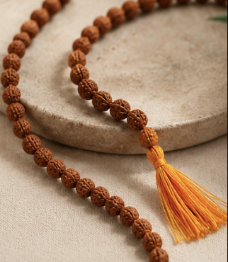 Natural 5 Mukhi Rudraksha Mala | 109 Beads Five Face Rudraksha Prayer Mala - Image 6