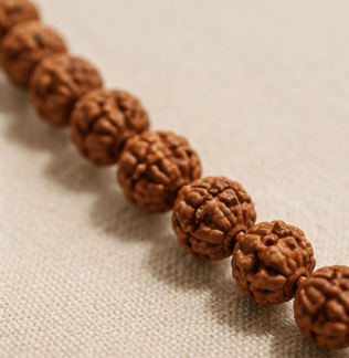 Natural 5 Mukhi Rudraksha Mala | 109 Beads Five Face Rudraksha Prayer Mala - Image 3