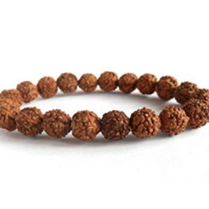 Natural Rudraksha Bracelet | 4 g Handmade Spiritual Bracelet | Sacred Meditation Jewelry