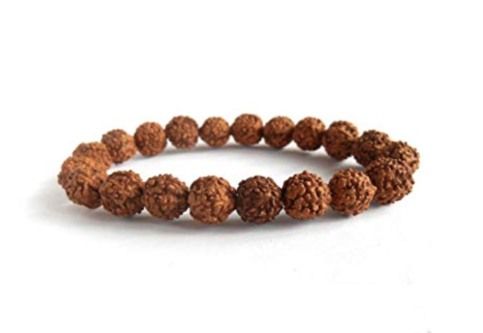 Natural Rudraksha Bracelet | 4 g Handmade Spiritual Bracelet | Sacred Meditation Jewelry