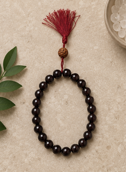 Natural Red Garnet Bracelet | 28 g Handmade Garnet Gemstone Bracelet | Healing Crystal Jewelry - Image 5