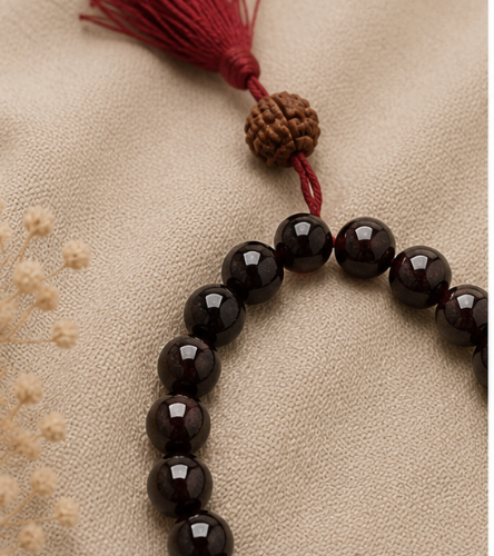 Natural Red Garnet Bracelet | 28 g Handmade Garnet Gemstone Bracelet | Healing Crystal Jewelry - Image 3