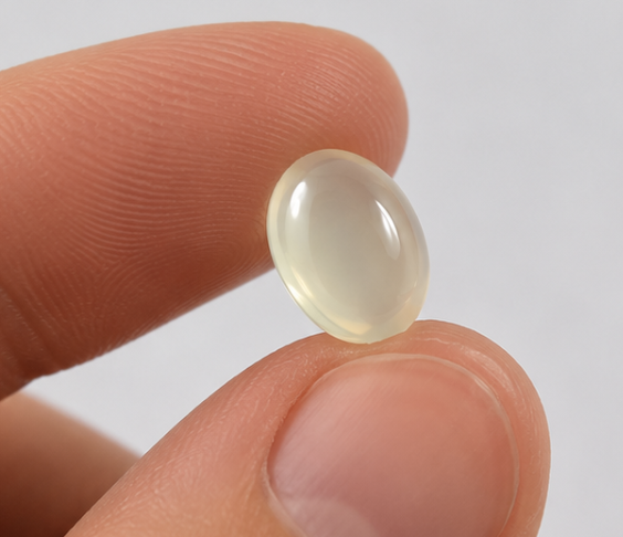 Natural Grey Chalcedony (Haqeeq) Gemstone | 5.76 Carats - Image 3