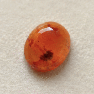 Natural Brownish Orange Chalcedony (Haqeeq) Gemstone | 6.71 Carats