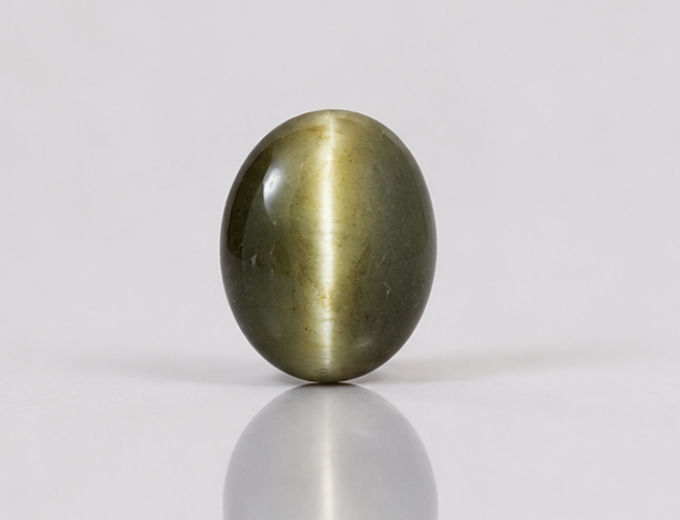Natural Cat's Eye Quartz Gemstone | 3.00 Carats Yellowish Green - Image 5