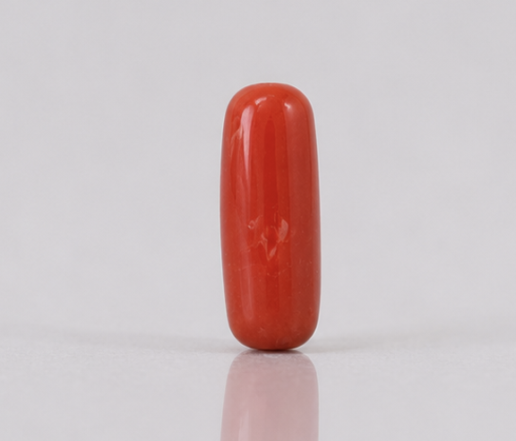 Natural Coral Gemstone | 3.31 Carats Orangish Red - Image 2