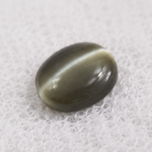 Natural Cat's Eye Quartz Gemstone | 3.36 Carats Grey