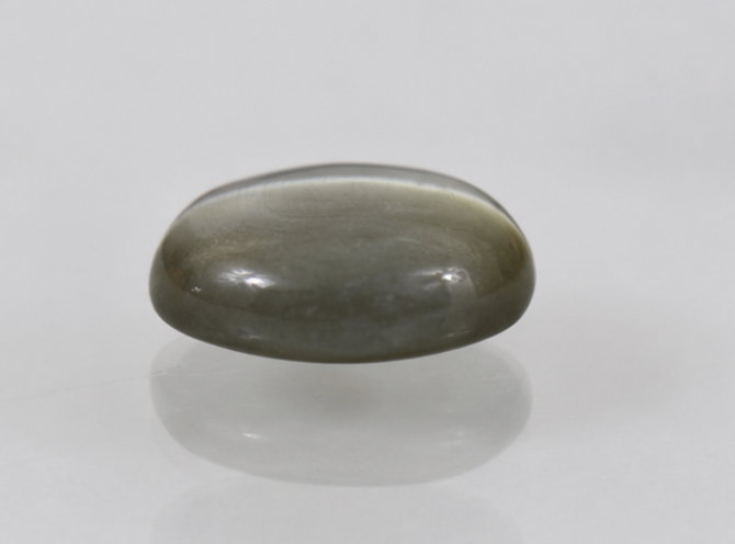 Natural Cat's Eye Quartz Gemstone | 3.36 Carats Grey - Image 5