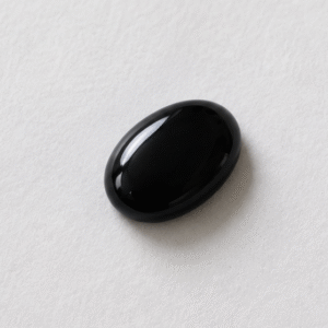 Natural Black Chalcedony (Haqeeq) Gemstone | 5.52 Carats
