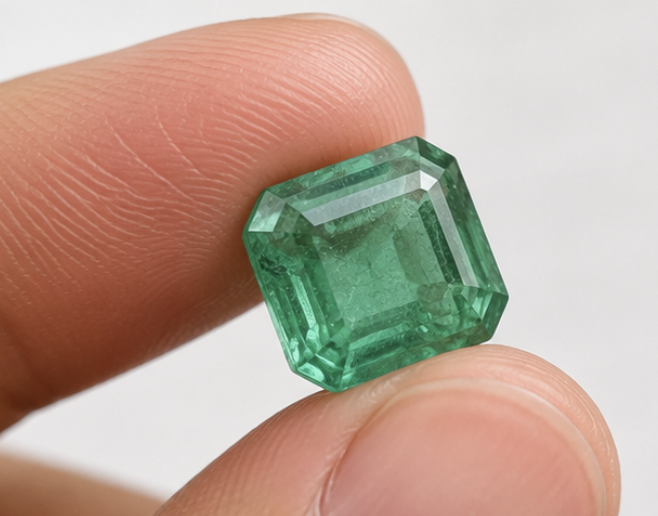 Natural Emerald Gemstone | 6.46 Carats Green - Image 3