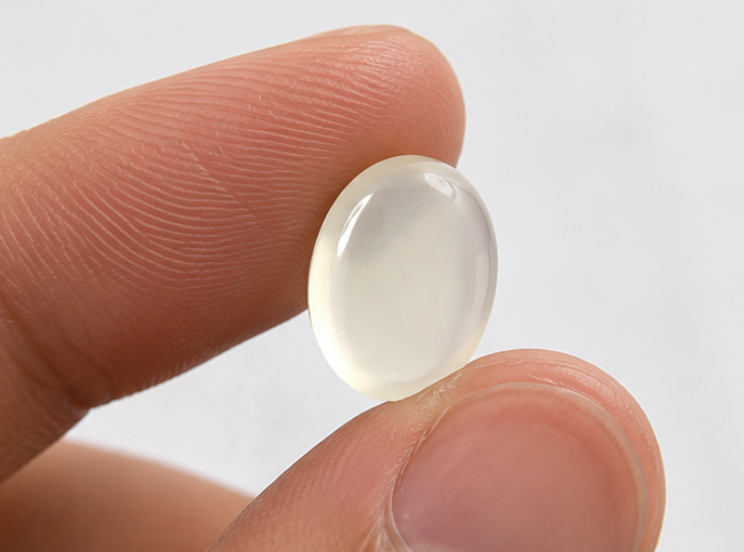 Natural Grey Chalcedony (Haqeeq) Gemstone | 6.45 Carats - Image 4