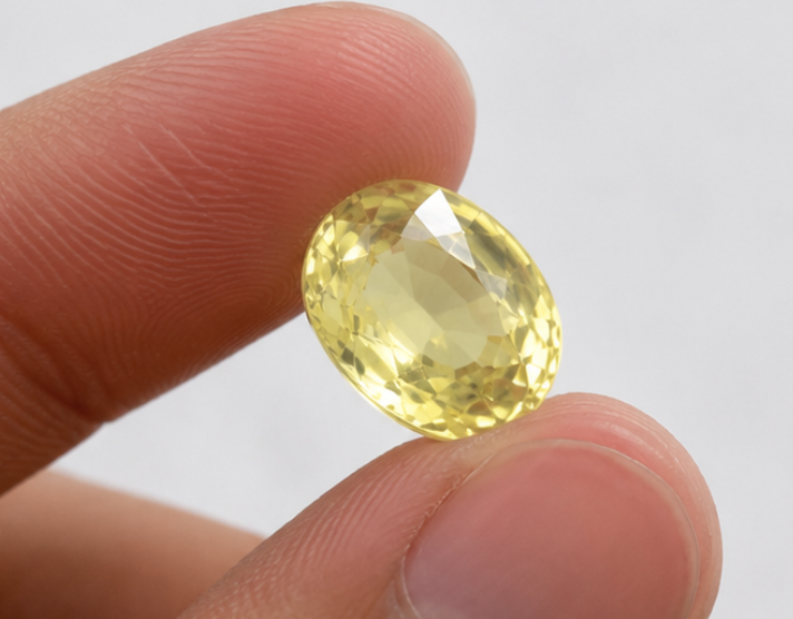 Natural Yellow Sapphire Gemstone | 2.91 Carats - Image 3