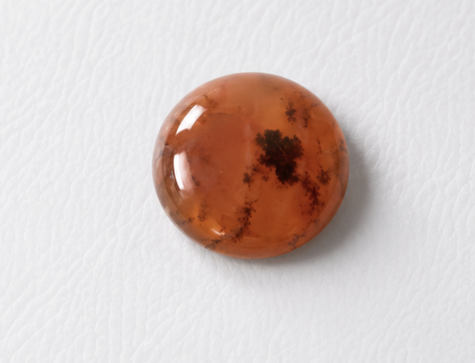 Natural Orangish Red Chalcedony (Haqeeq) Gemstone | 8.21 Carats - Image 2