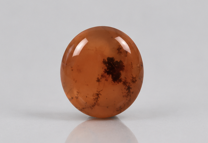 Natural Orangish Red Chalcedony (Haqeeq) Gemstone | 8.21 Carats