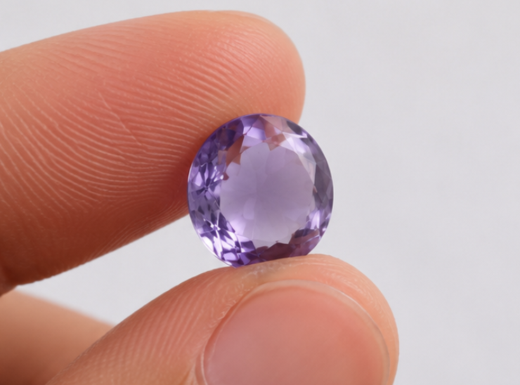 Natural Amethyst Gemstone | 3.43 Carats Purple - Image 2