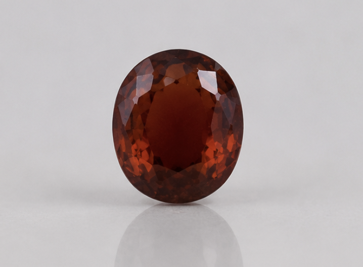 Natural Hessonite (Gomed) Gemstone | 5.46 Carats Brown - Image 5