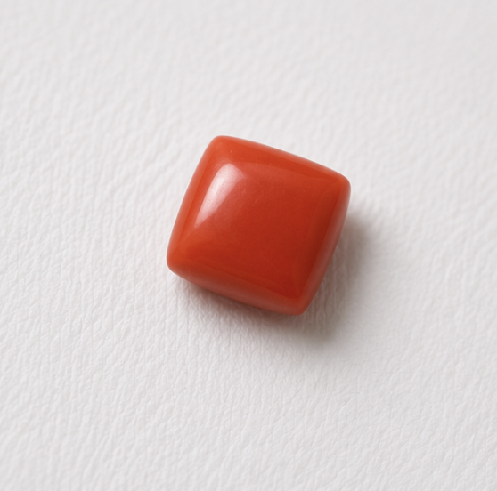 Natural Coral Gemstone | 2.86 Carats Orangish Red - Image 5