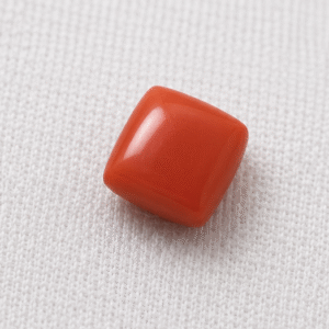 Natural Coral Gemstone | 2.86 Carats Orangish Red