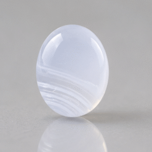 Natural White Chalcedony (Haqeeq) Gemstone | 7.07 Carats