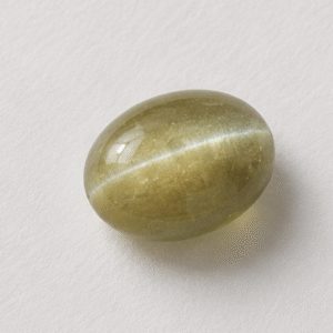 Natural Cat's Eye Quartz Gemstone | 1.85 Carats Yellowish Green