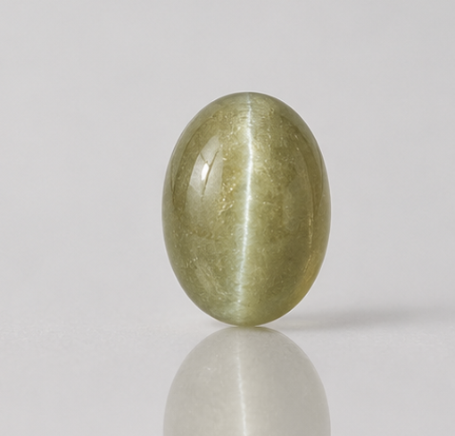 Natural Cat's Eye Quartz Gemstone | 1.85 Carats Yellowish Green - Image 5