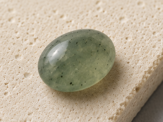 Natural Green Chalcedony (Haqeeq) Gemstone | 10.10 Carats
