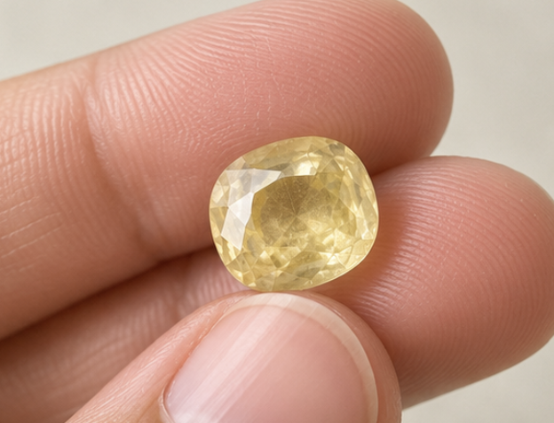 Natural Yellow Sapphire Gemstone | 2.72 Carats - Image 3