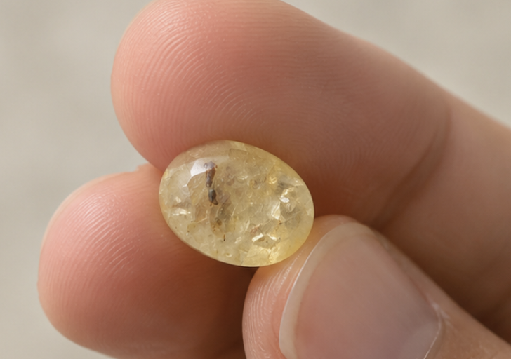 Natural Yellow Sapphire Gemstone | 3.96 Carats - Image 3