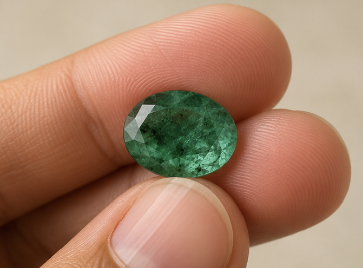 Natural Emerald Gemstone | 2.93 Carats Green - Image 3