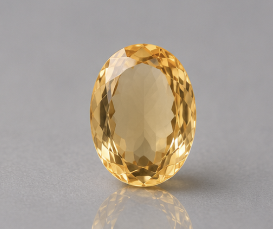 Natural Citrine Gemstone | 5.37 Carats Yellow