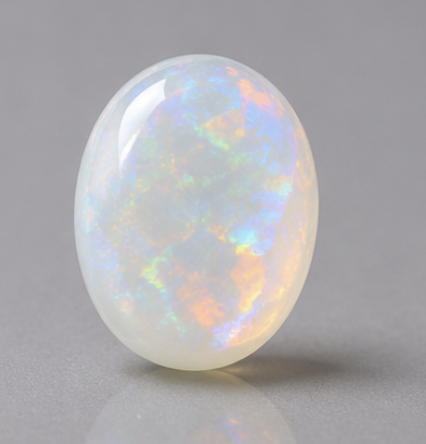 Natural Opal Gemstone | 3.45 Carats Milky White