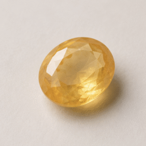 Natural Yellow Sapphire Gemstone | 4.12 Carats