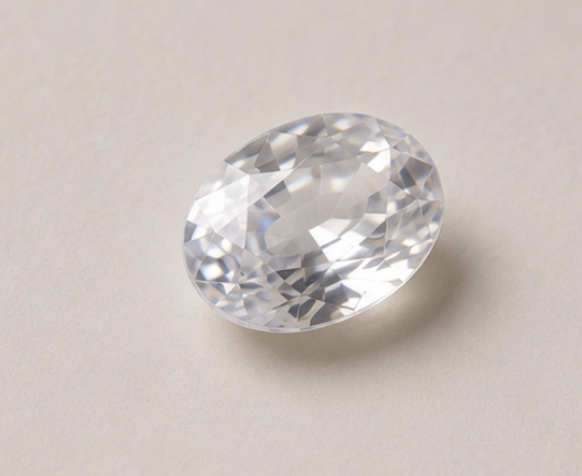Synthetic Yellow Sapphire Gemstone | 2.30 Carats